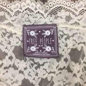 Free People Tops - Free People cream lace long sleeve top Free People Tops - Free People cream lace long sleeve top